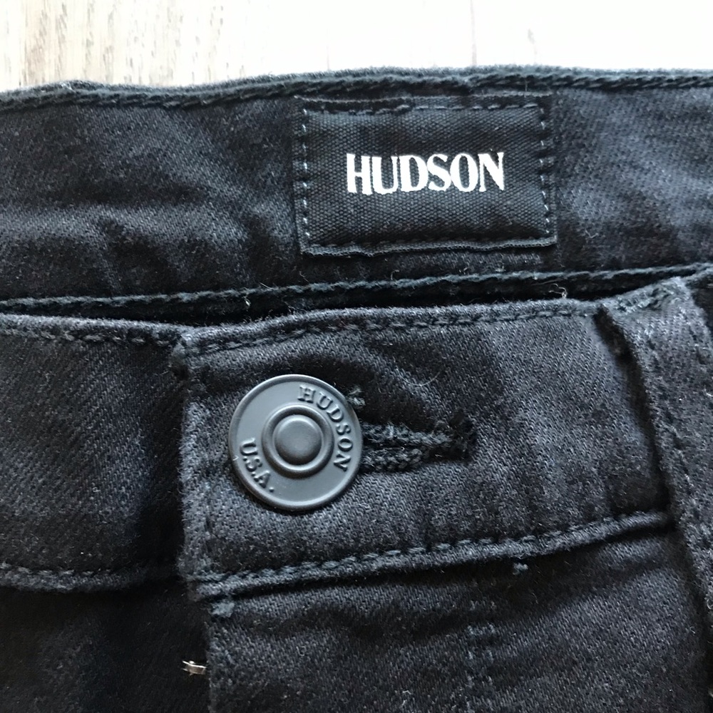 Hudson Denim Natalie Skinny Jeans in Black Women’s Sz. 28 - Picture 5 of 10